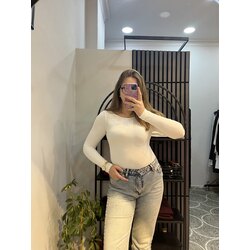 Dilvin Kayık Yaka Top 