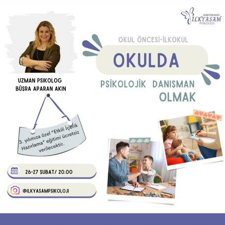 Okullarda Psikolojik Danışman Olmak- Anaokulu- İlkokul