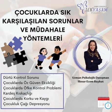 ÇOCUKLARDA SIK KARŞILAŞILAN SORUNLAR VE MÜDAHALE YÖNTEMLERİ 