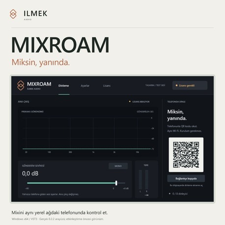 MIXROAM — Mixini Telefonda Kontrol Et | Windows VST3