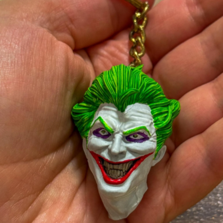 Joker Mask Keychain - Personalized Keychain Gift