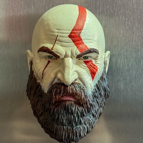 God Of War Kratos Magnet - Handmade Fridge Magnet