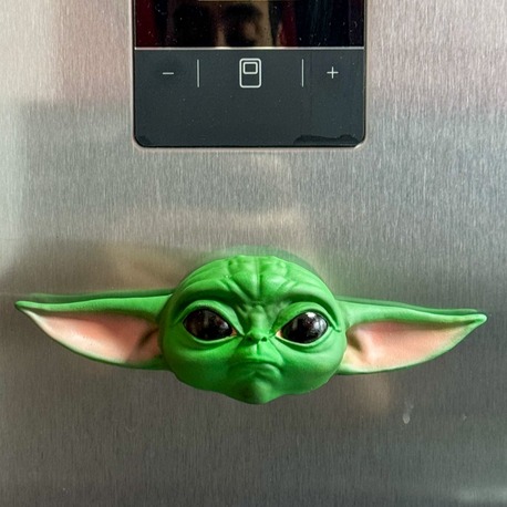 Baby Yoda Magnet - Handmade Fridge Magnet
