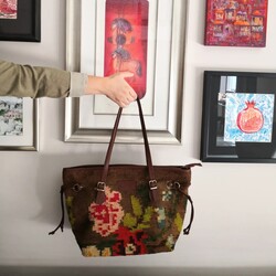 'karabağ' kilim çanta