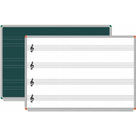 Müzik çizgili yazı tahtası