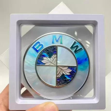 Imperium Garage® BMW Uyumlu Özel Seri Aurora Sedefli & Vitray Motifli Amblem
