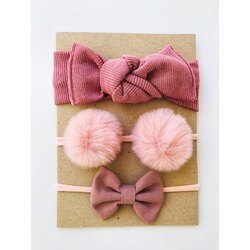 KOKOŞ BANDANA SETİ PEMBE