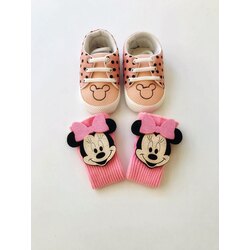MİNNİE MOUSE İLK ADIM SETİ PEMBE