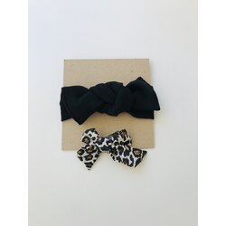 SİYAH LEOPAR SET