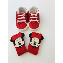 MİNNİE MOUSE İLK ADIM SETİ KIRMIZI