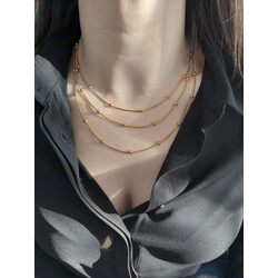 DORİKA MODELÇELİK KOLYE