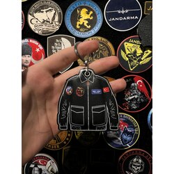 191 Filo Pilot Mont Anahtarlık Hakiki Deri