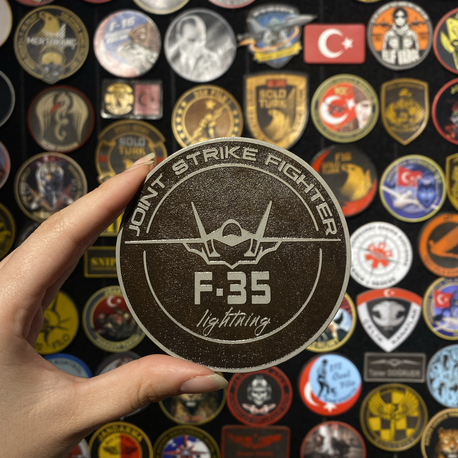 F-35  Deri Peç Gümüş 