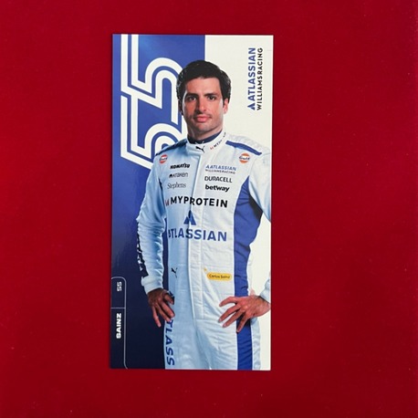 Williams Carlos Sainz Sürücü Kartı