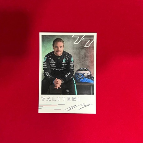 Valtteri Bottas İmzalı Kart