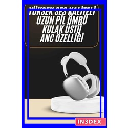 2025 Model Kulak Üstü Kablosuz Bluetooth Kulaklık Uzun Pil Ömürlü