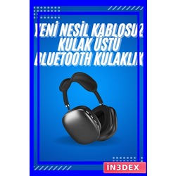 2025 Model Kablosuz Bluetooth Kulak Üstü Kulaklık Uzun Pil