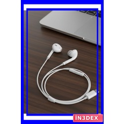 Type C Uyumlu Mikrofonlu Kulak İçi Kulaklık Ergonomik Tasarım