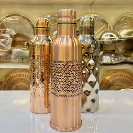 ELVİN BAKIR RENK MATARA ( 750ml )