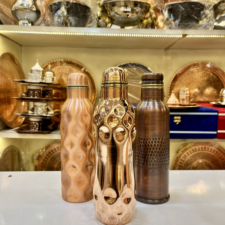 GAMZE PARLAK BAKIR RENK MATARA ( 750ml )