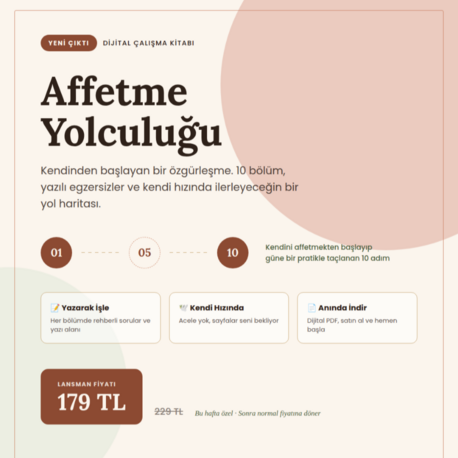 Affetme Yolculuğu Dijital Çalışma Kitabı