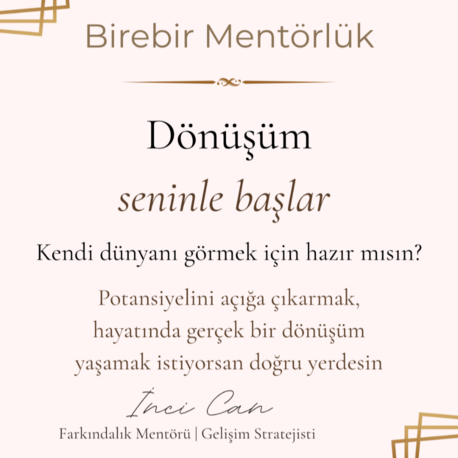 Mentörlük - 4 Seans