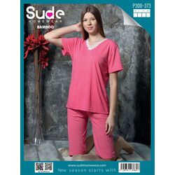 Kadın Bambu Kapri Pijama Takımı 