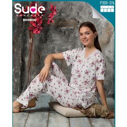 Kadın Bambu Kısakol Pijama Takımı