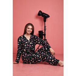 Kadın Süet Pijama Takımı
