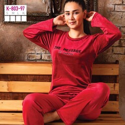 Kadın Kadife Pijama Takımı 