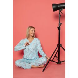 Kadın Bambu İnterlok Pijama Takımı