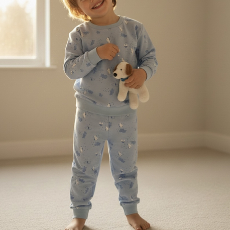 İncila %100 Pamuk Çocuk Pijama Takımı