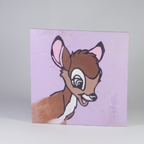 El Yapımı Masif Ahşap Duvar Süsü - 15x15 cm