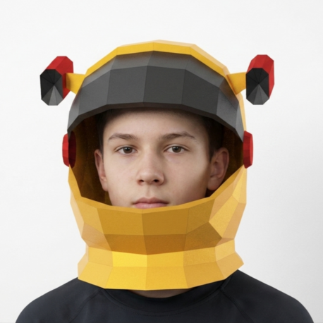 Astronot Kaskı – 3D Maket Şablonu (Kendin Yap) PDF dijital indirme dosyası