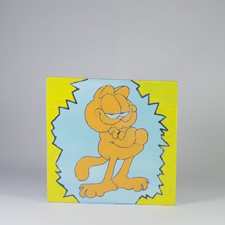 El Yapımı Masif Ahşap Duvar Süsü - 15x15 cm