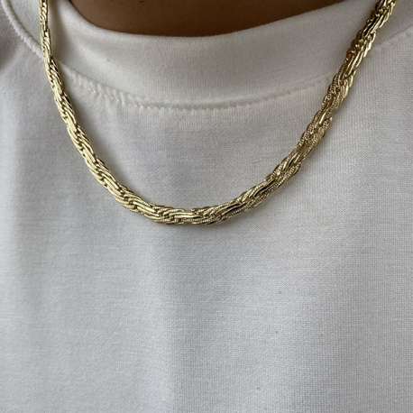 Özel Seri | 14K Balık Sırtı Zincir Kolye