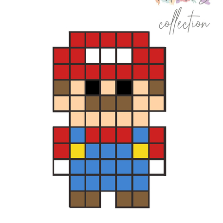 Piksel Art Mario 1. Seviye