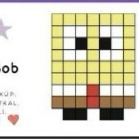 Pixel Art Sponge Bob