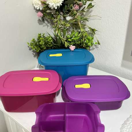 Tupperware mikro kaplar 