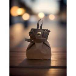 Handmade Süet Unisex Çanta - Kahverengi