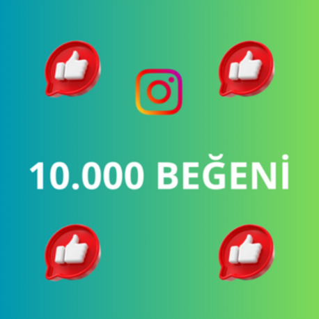 10.000 Instagram Beğeni