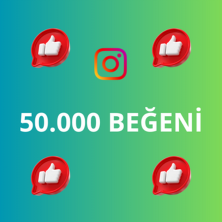 50.000 Instagram Beğeni