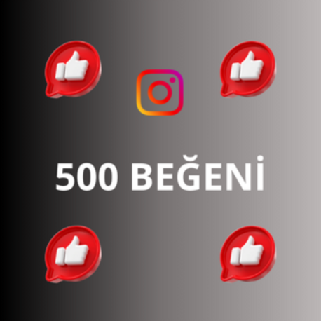500 Instagram Beğeni