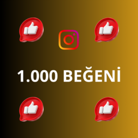1.000 Instagram Beğeni