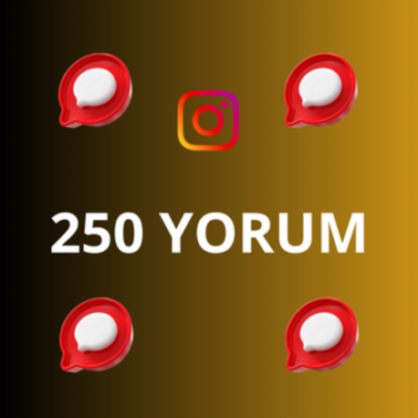 250 Instagram Yorum