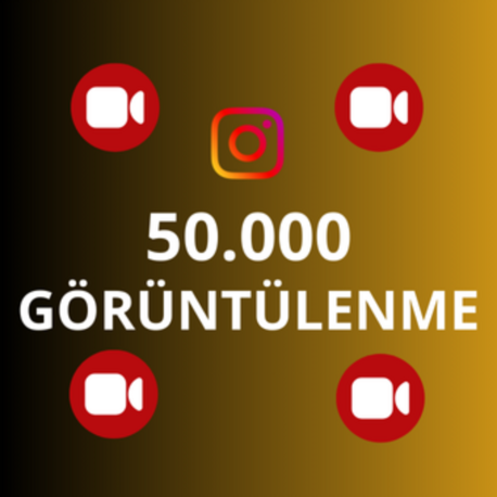 50.000 Instagram Video Görüntülenme