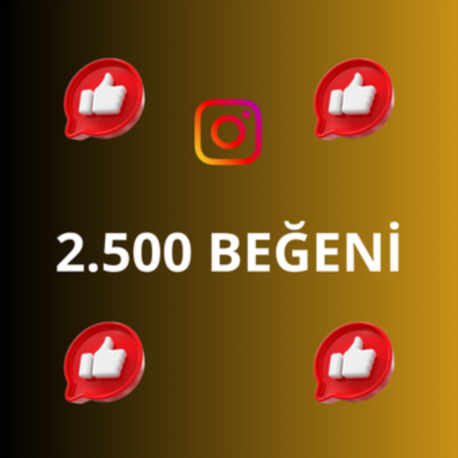 2.500 Instagram Beğeni