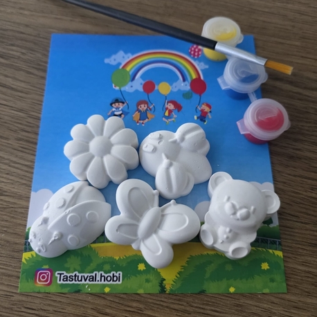 mini figürler boyama seti 1 