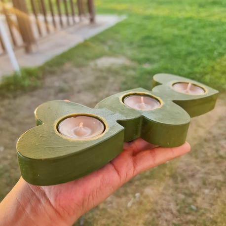 kalp 3 lu tealight mumluk 
