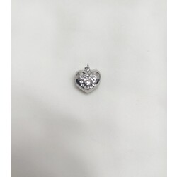 Minik taşlı kalp charm